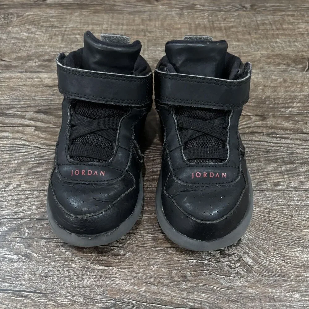 Jordan Heritage BT Shoes Toddler 9C Black 23 Logo Nike Kids 886315-001